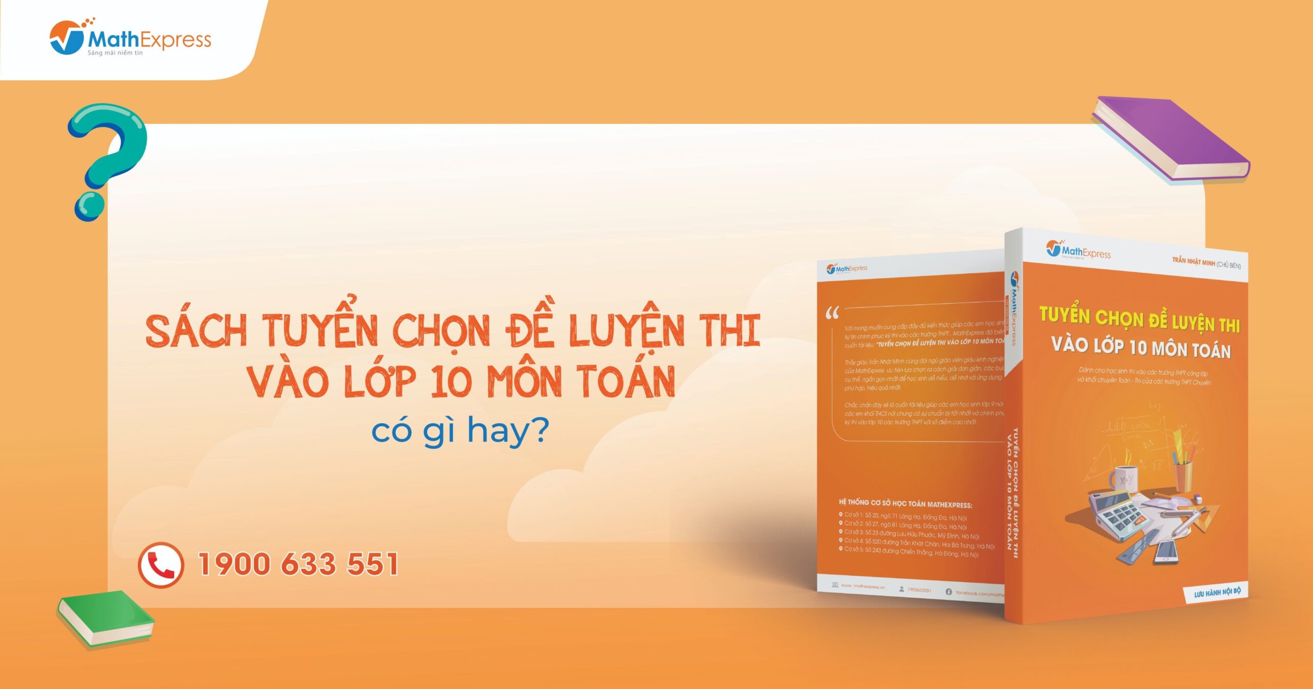 sách “Tuyển chọn đề luyện thi vào lớp 10 môn Toán”