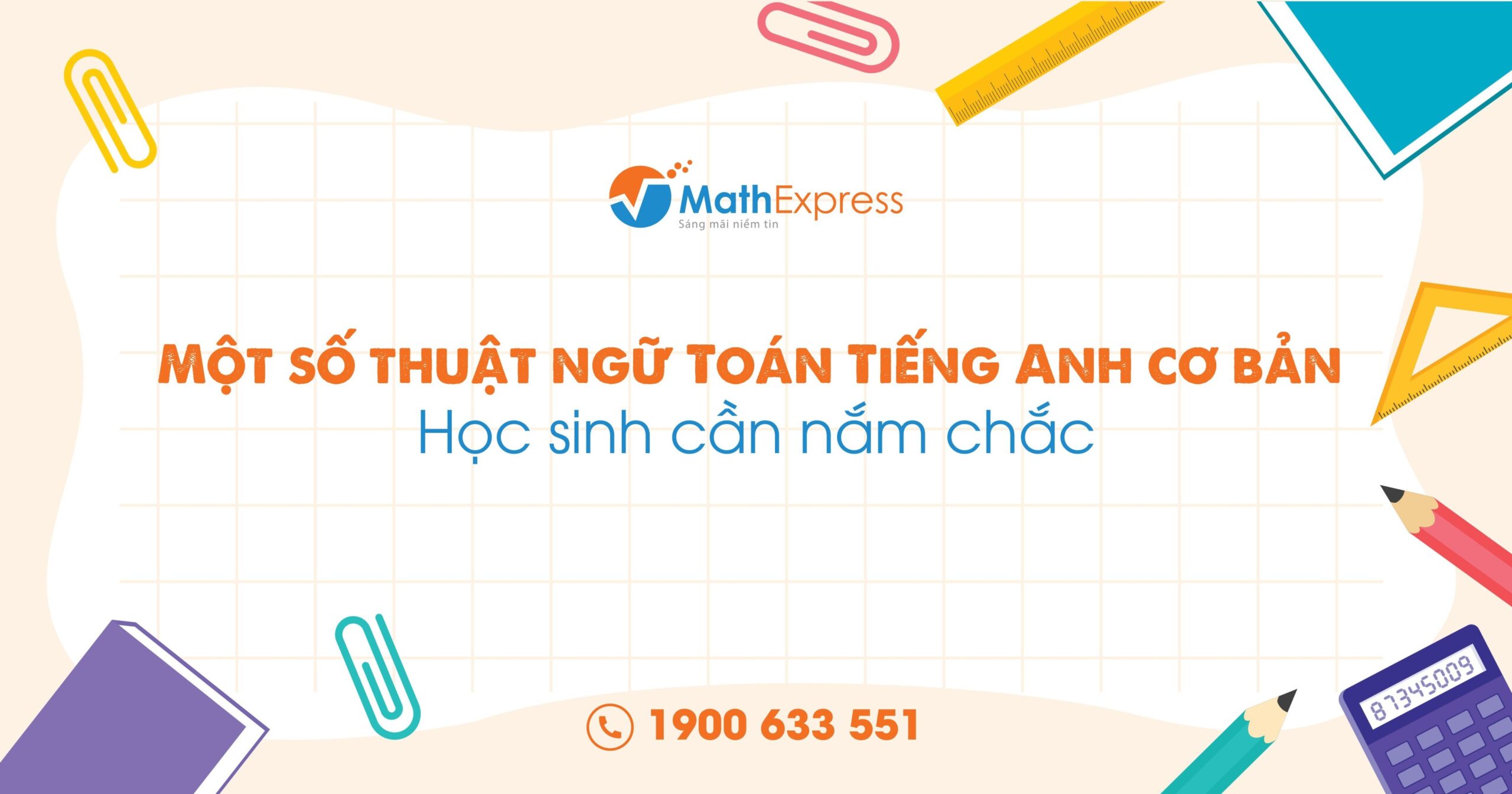 một số thuật ngữ toán tiếng anh cơ bản