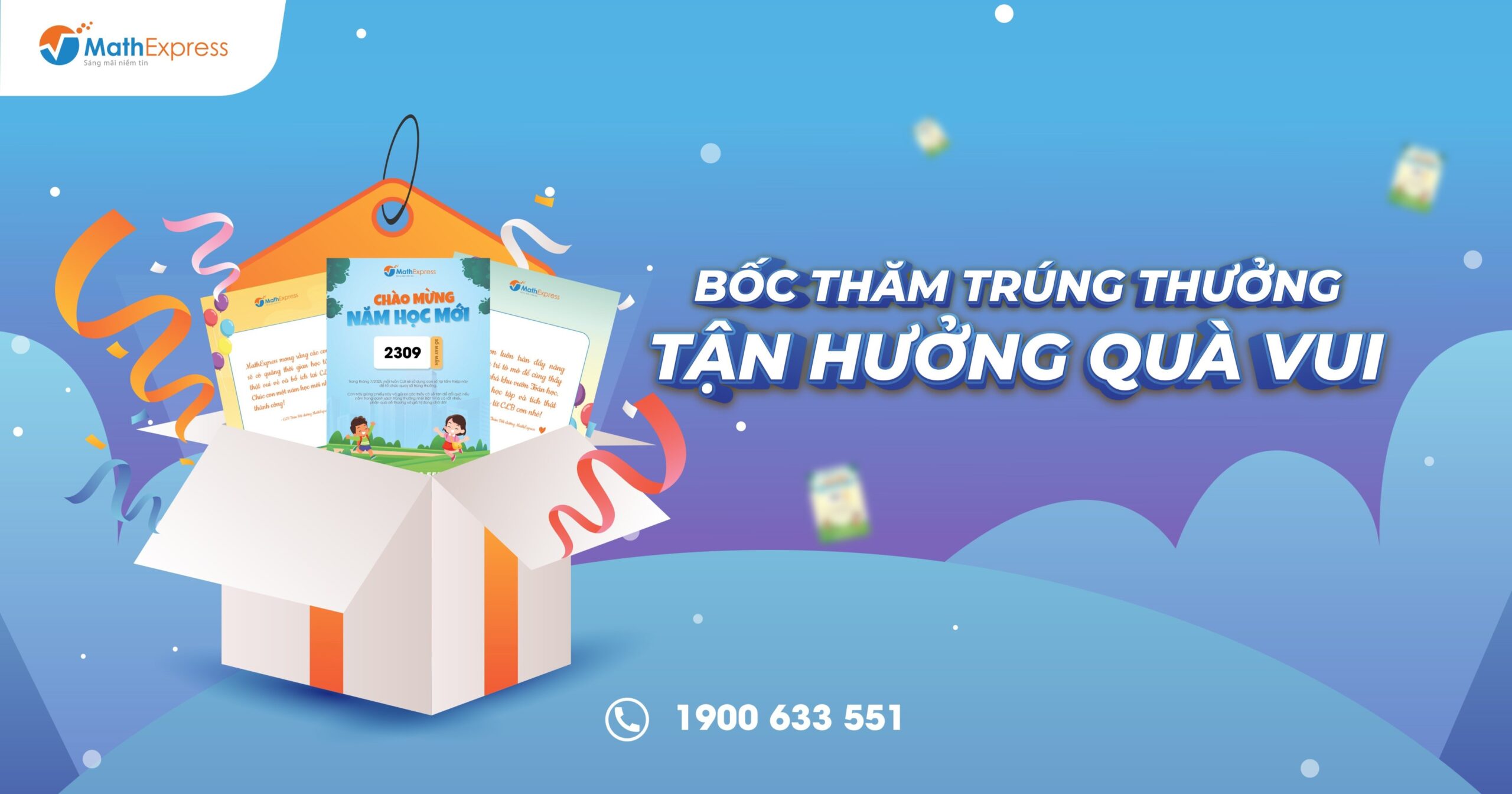 Chương trình "Bốc thăm trúng thưởng - Tận hưởng quà vui" chào mừng năm học mới 2023 - 2024