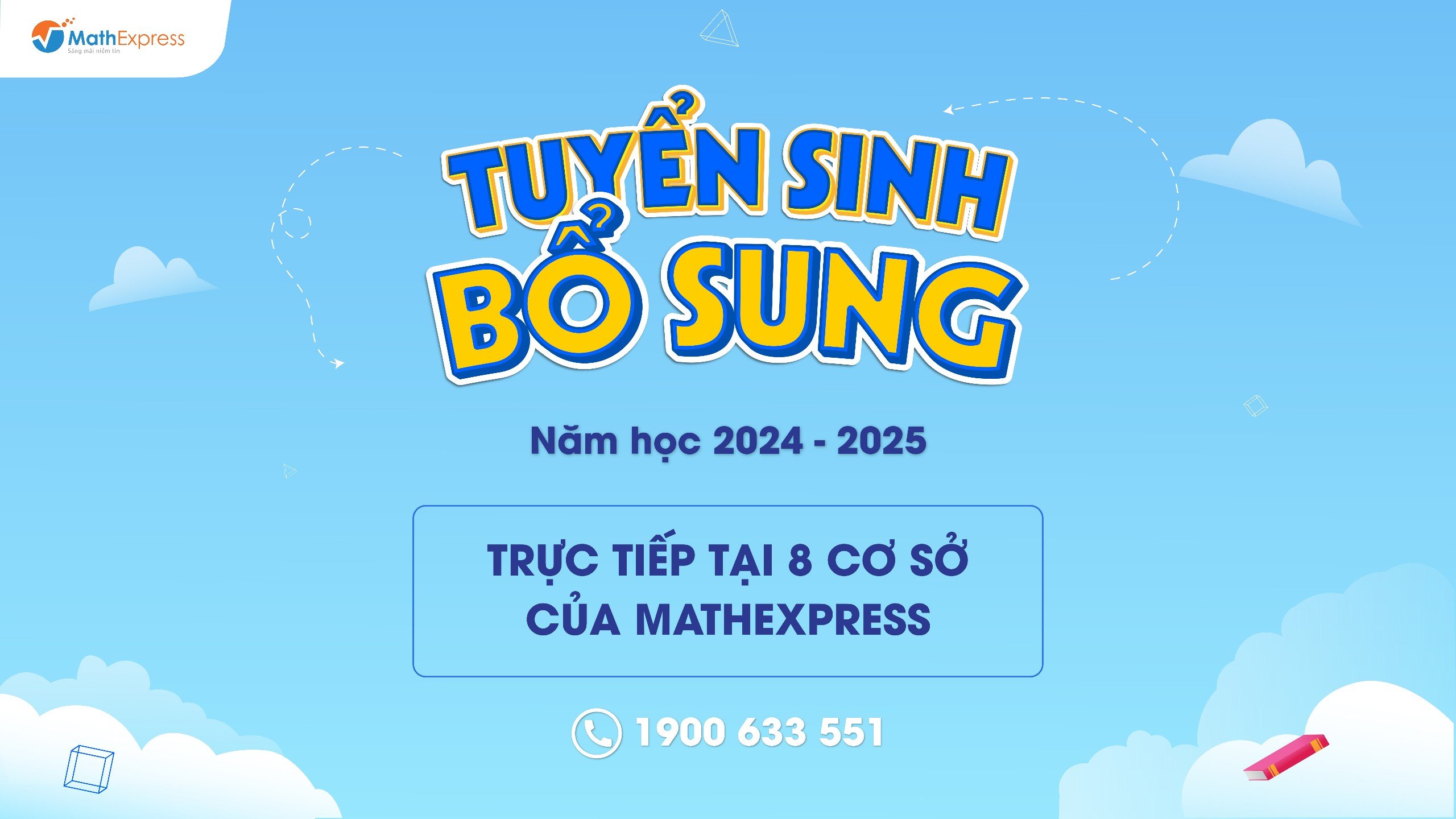 Tuyển sinh bổ sung năm học 2024-2025