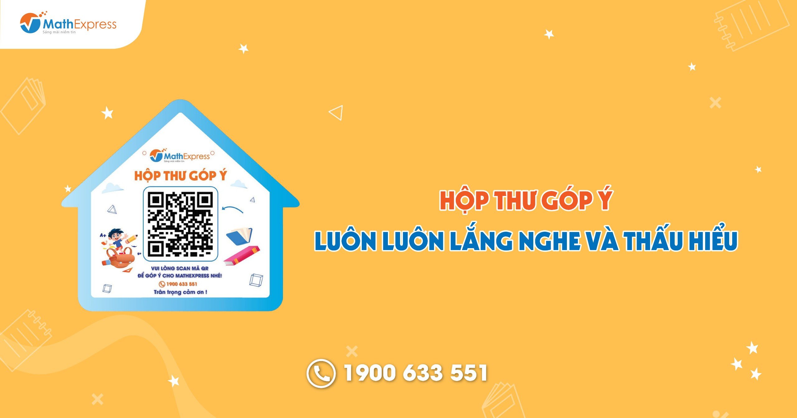 Phụ huynh có thể quét mã QR tại đây