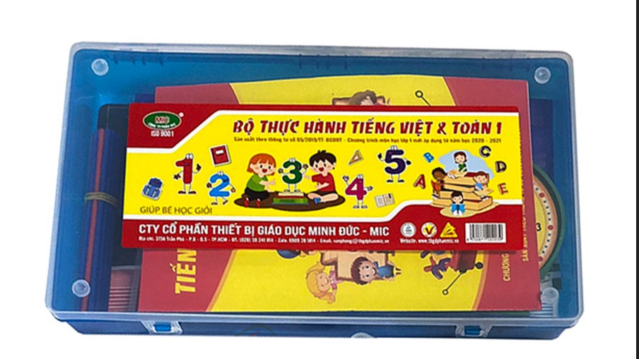 Bộ thực hành toán- tiếng việt lớp 1