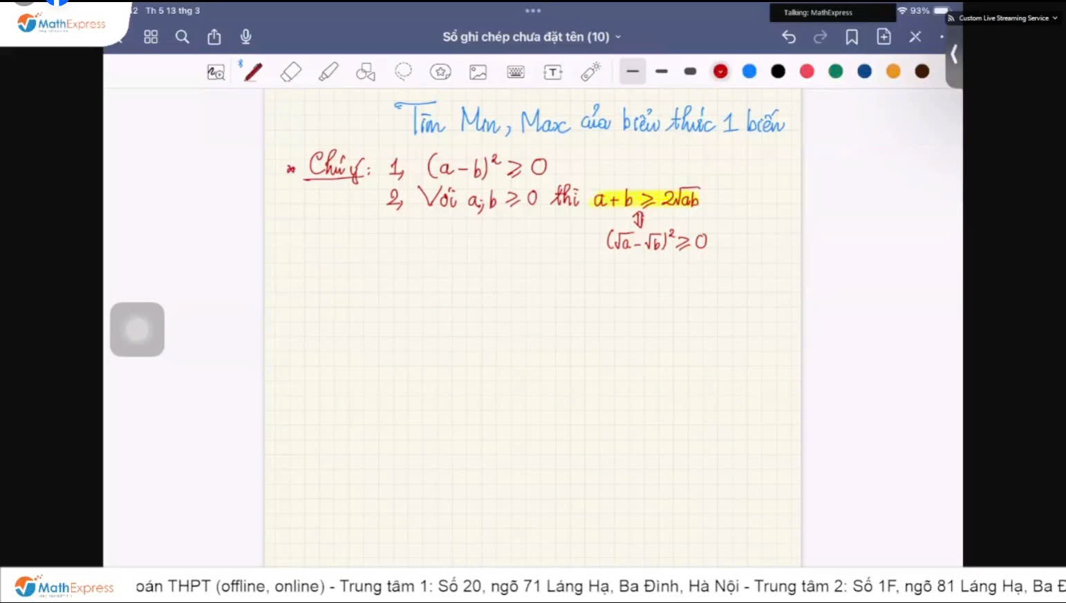 Tìm min max của biểu thức một biến trong đề thi tuyển sinh vào lớp 10 