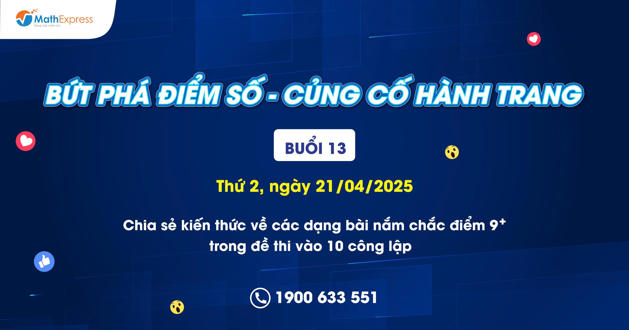 [Livestream số 13] Một số dạng bài hình trong đề thi vào 10