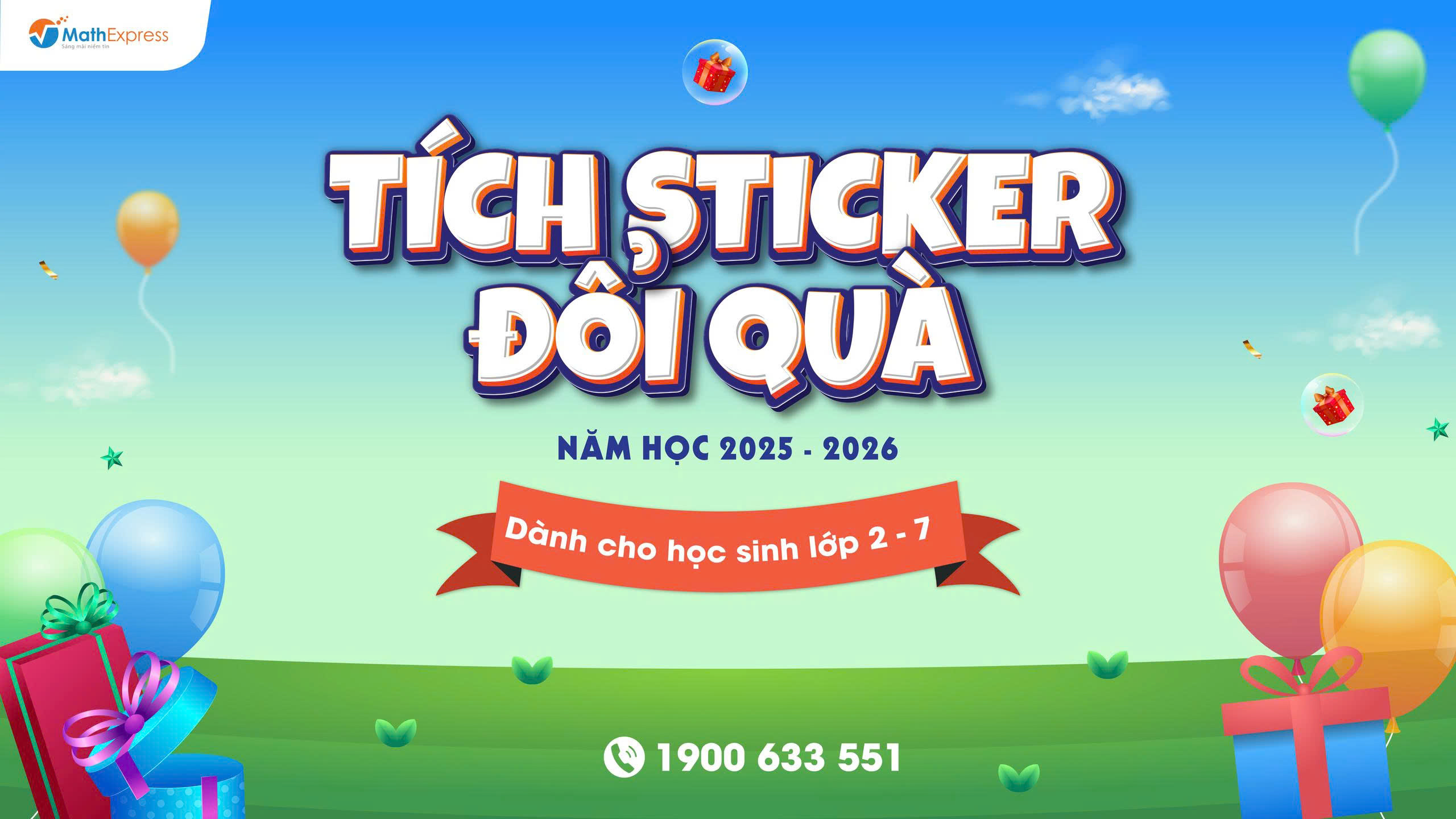 Chương trình "Tích Sticker Đổi Quà" năm học 2025 – 2026