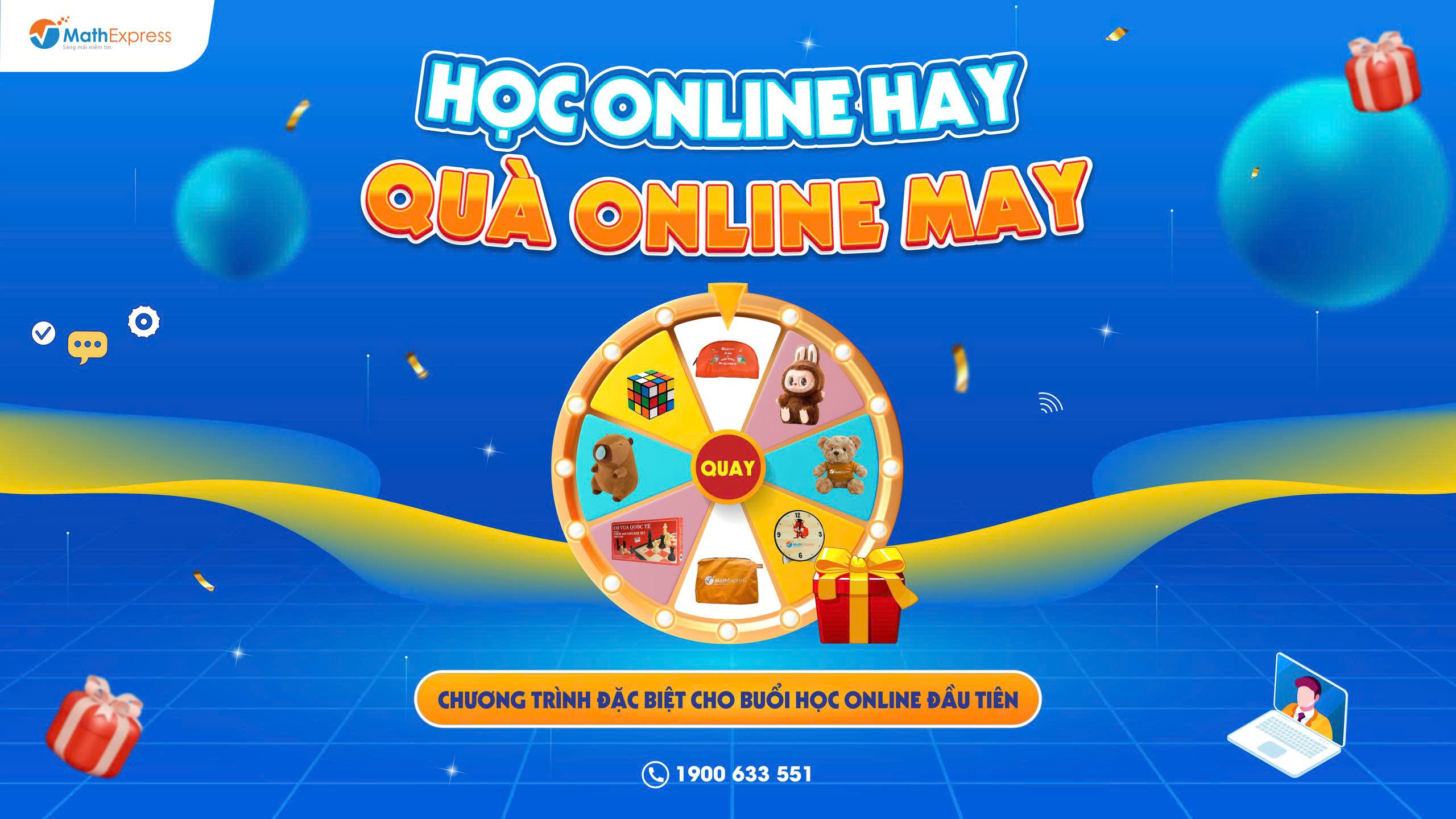 MathExpress tổ chức chương trình Học online hay - Quà online may dành cho học sinh online năm học 2025-2026
