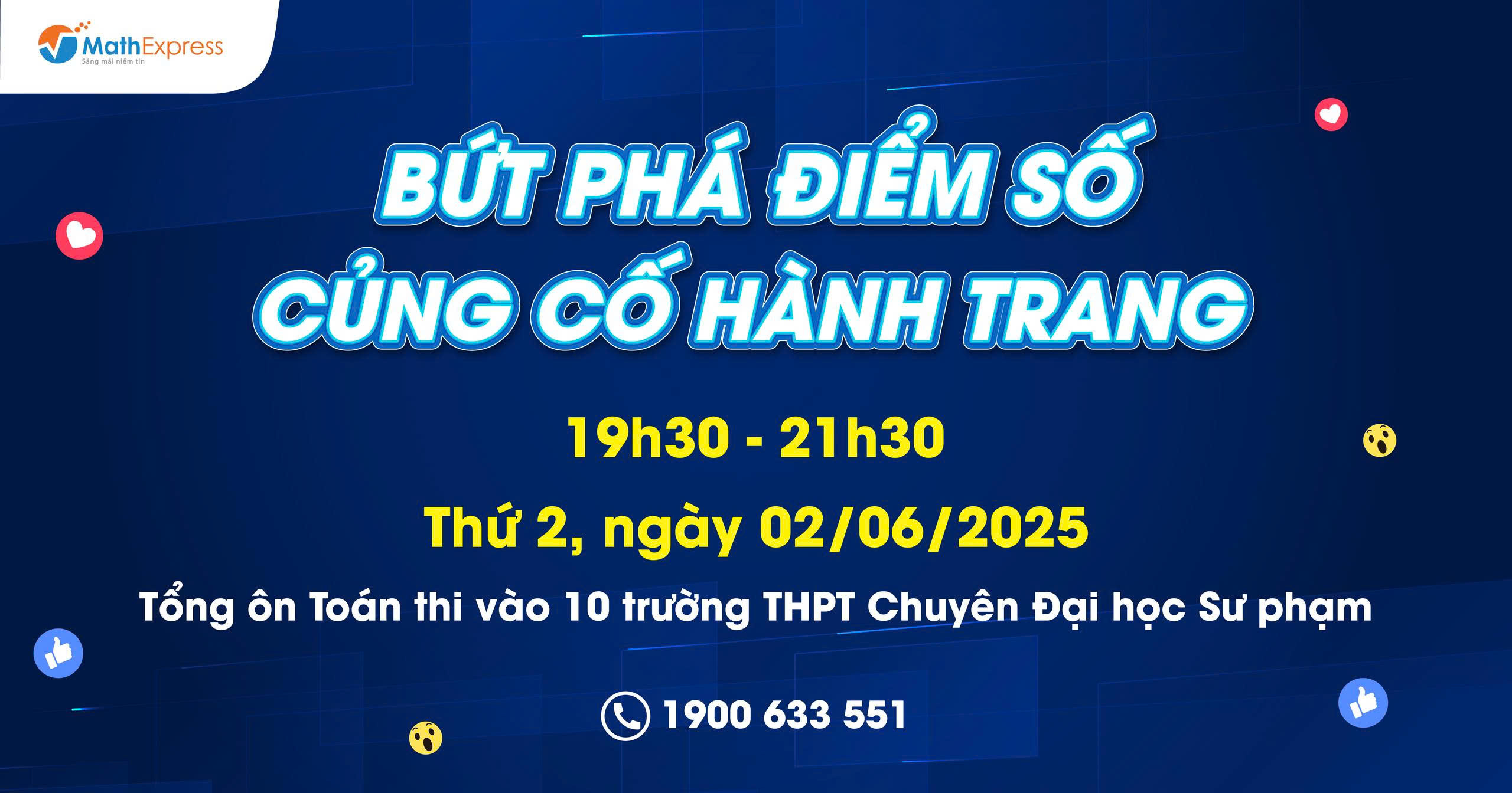 [Livestream số 26] Tổng ôn thi vào 10 trường THPT Chuyên Đại học Sư phạm