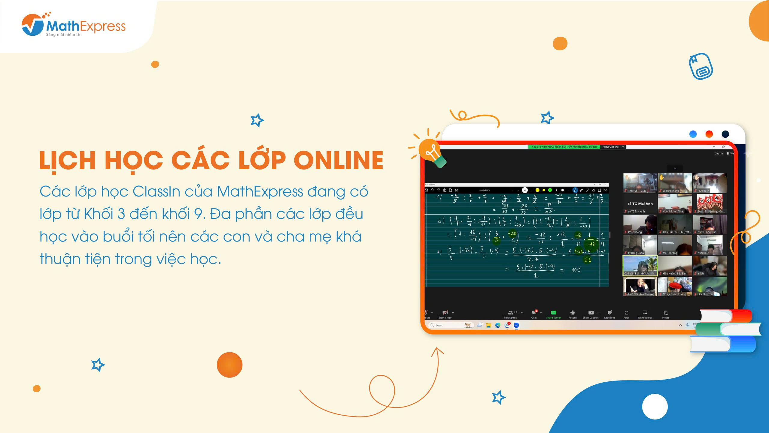 Lớp Online - MathExpress