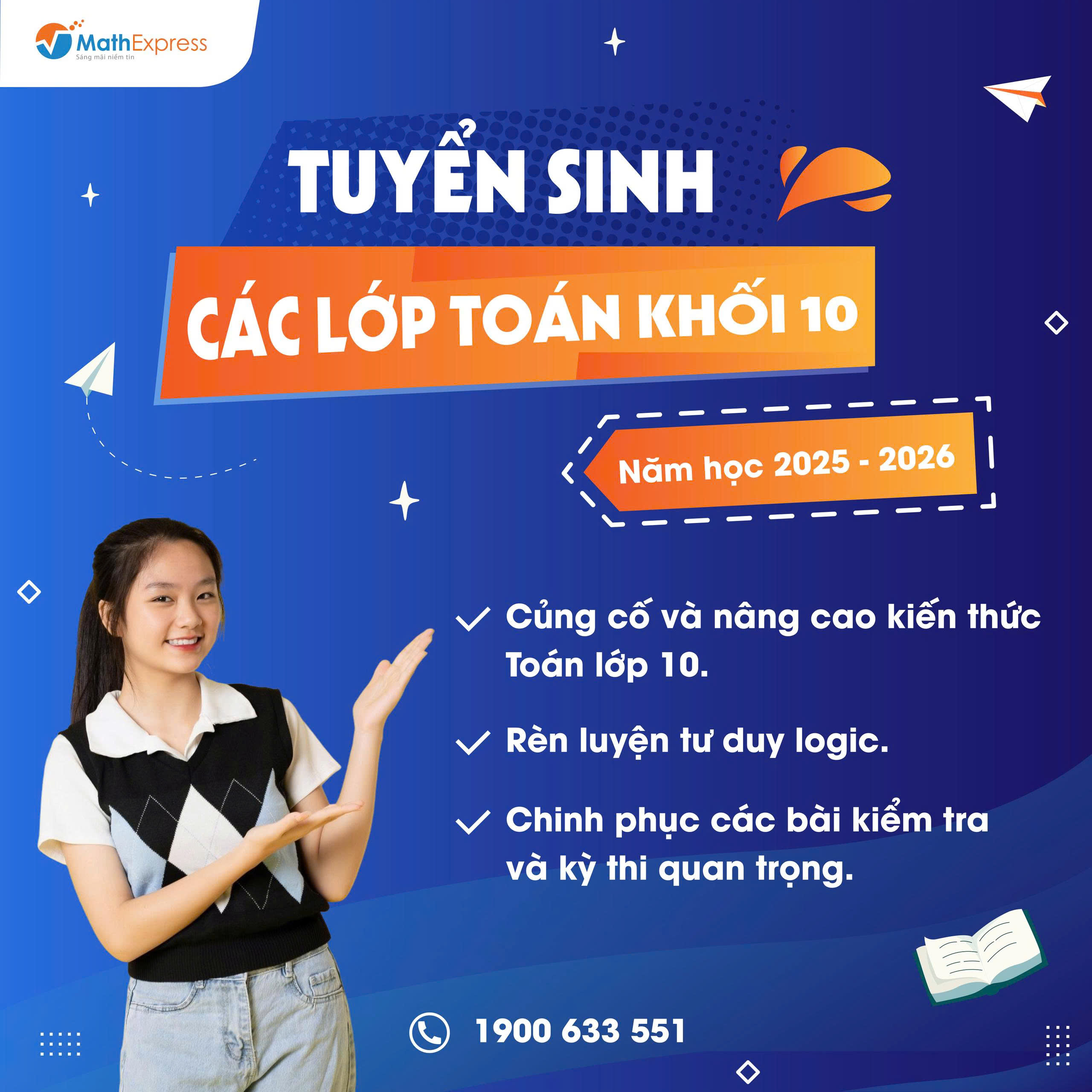 Tuyển sinh các lớp Toán khối 10