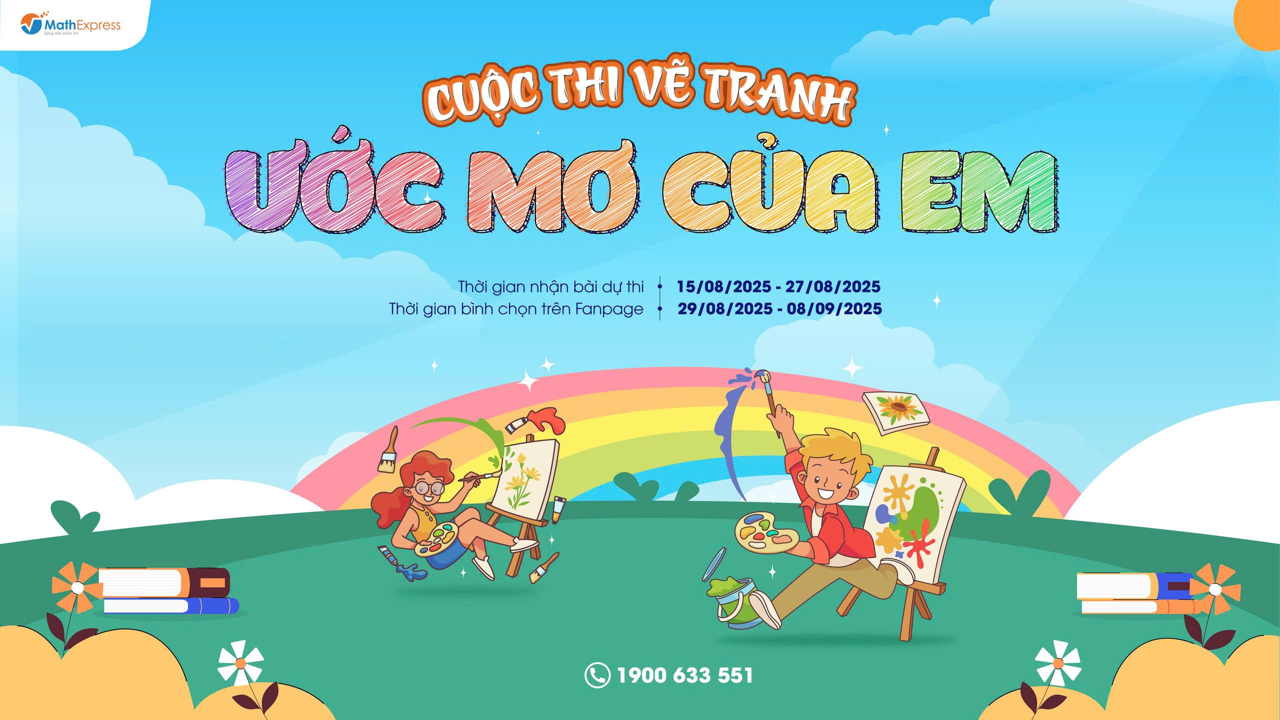 MathExpress tổ chức cuộc thi vẽ tranh Ước mơ của em chào mừng năm học mới