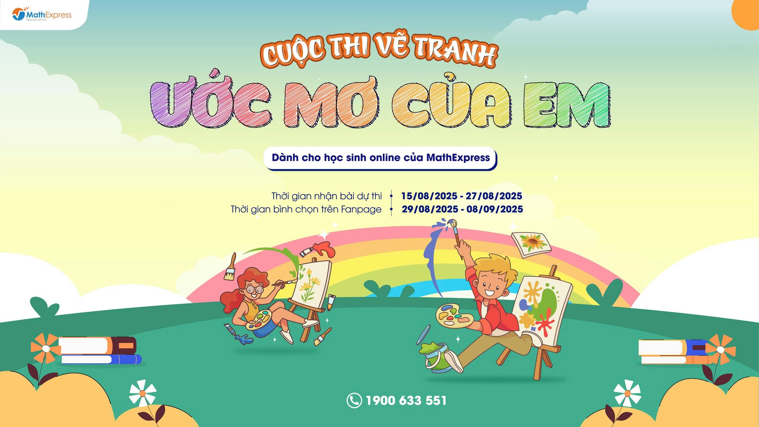 Cuộc thi vẽ tranh “Ước mơ của em” – dành riêng cho học sinh online tại MathExpress