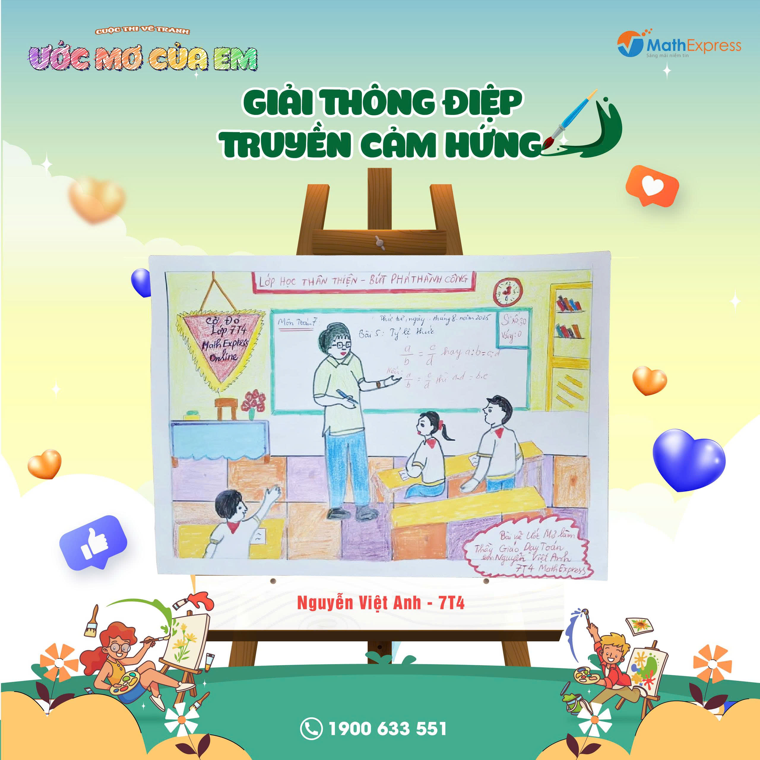Giải Thông Điệp Truyền Cảm Hứng: Nguyễn Việt Anh - Lớp 7T4