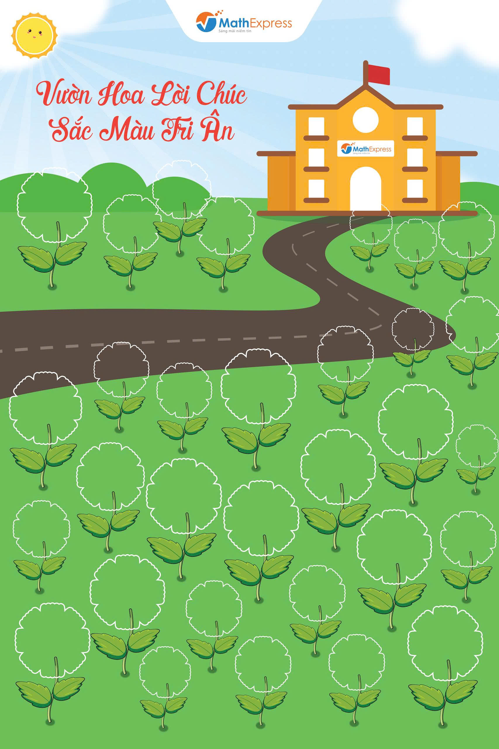 Cách thức tham gia "Vườn hoa lời chúc - Sắc màu tri ân"