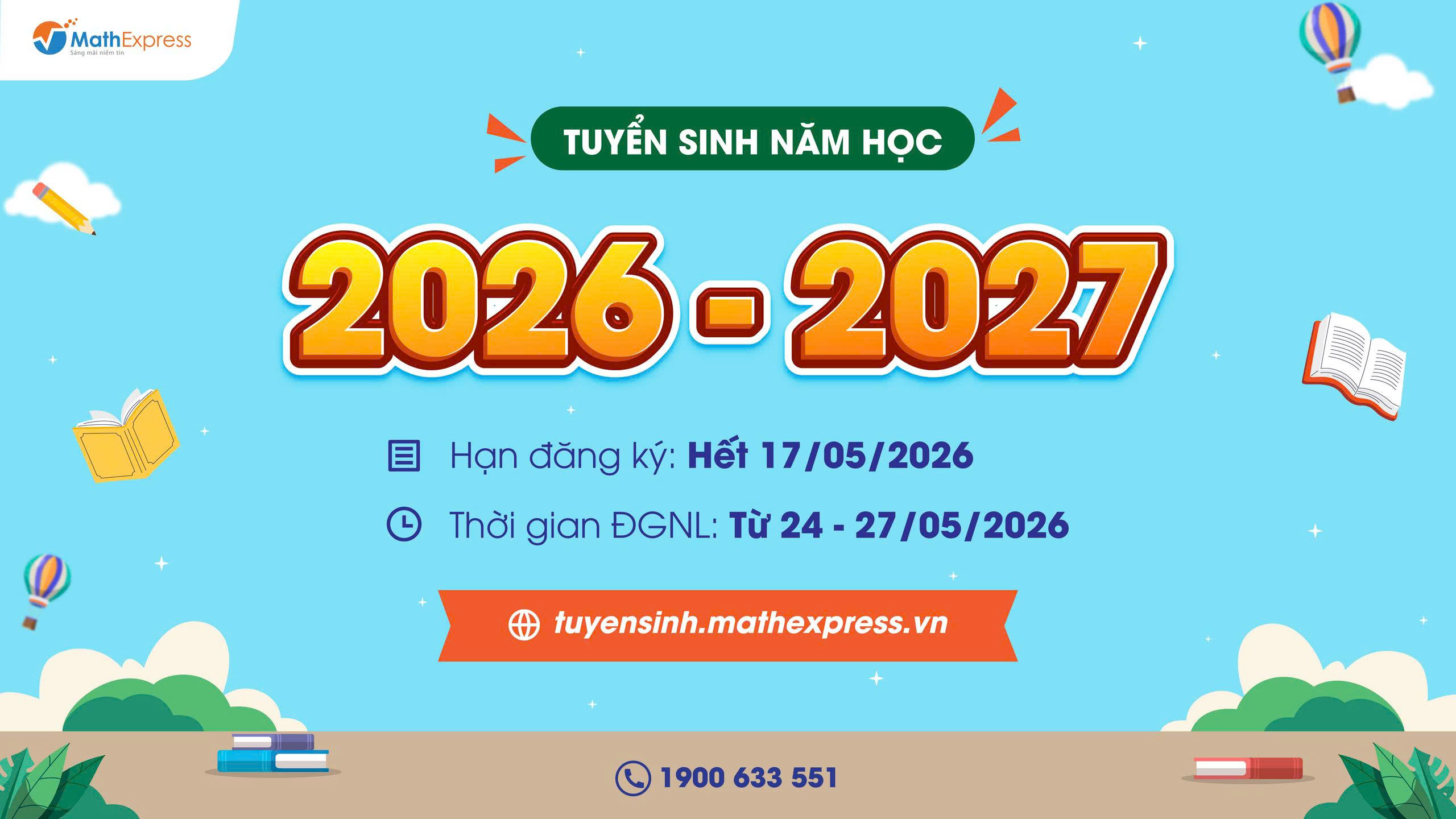 báo tuyển sinh năm học mới 2026 – 2027 (Đợt 1)