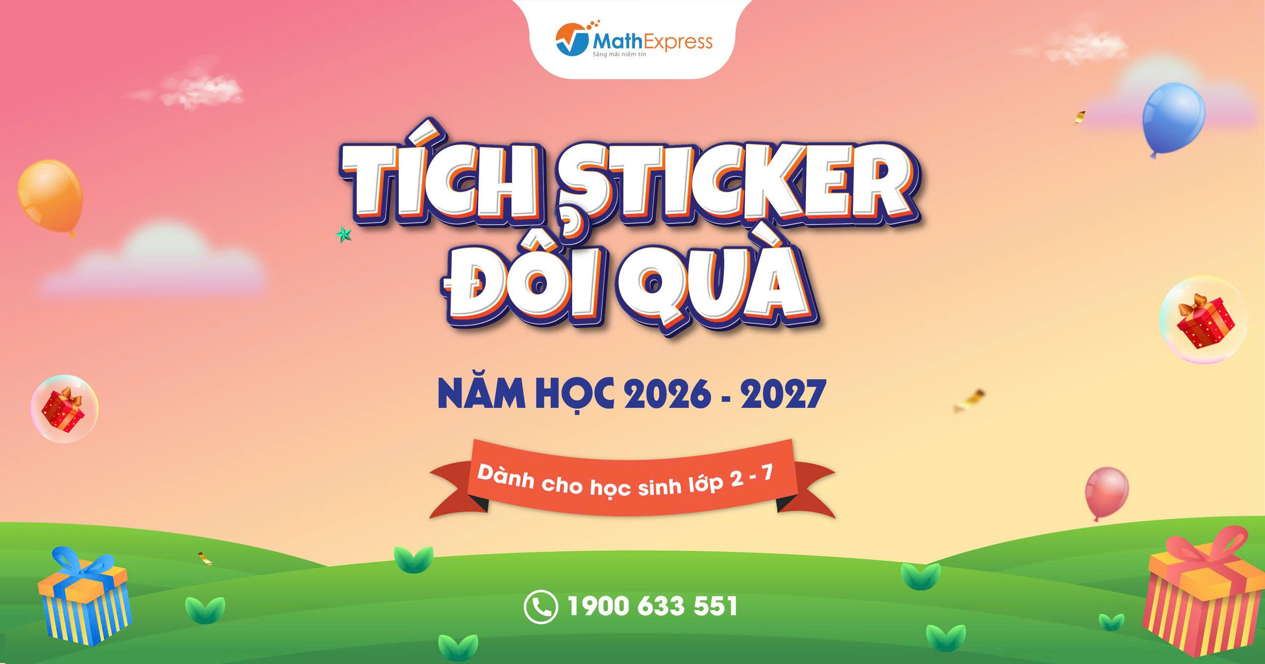 Chương trình “Tích Sticker Đổi Quà” năm học 2026 - 2027