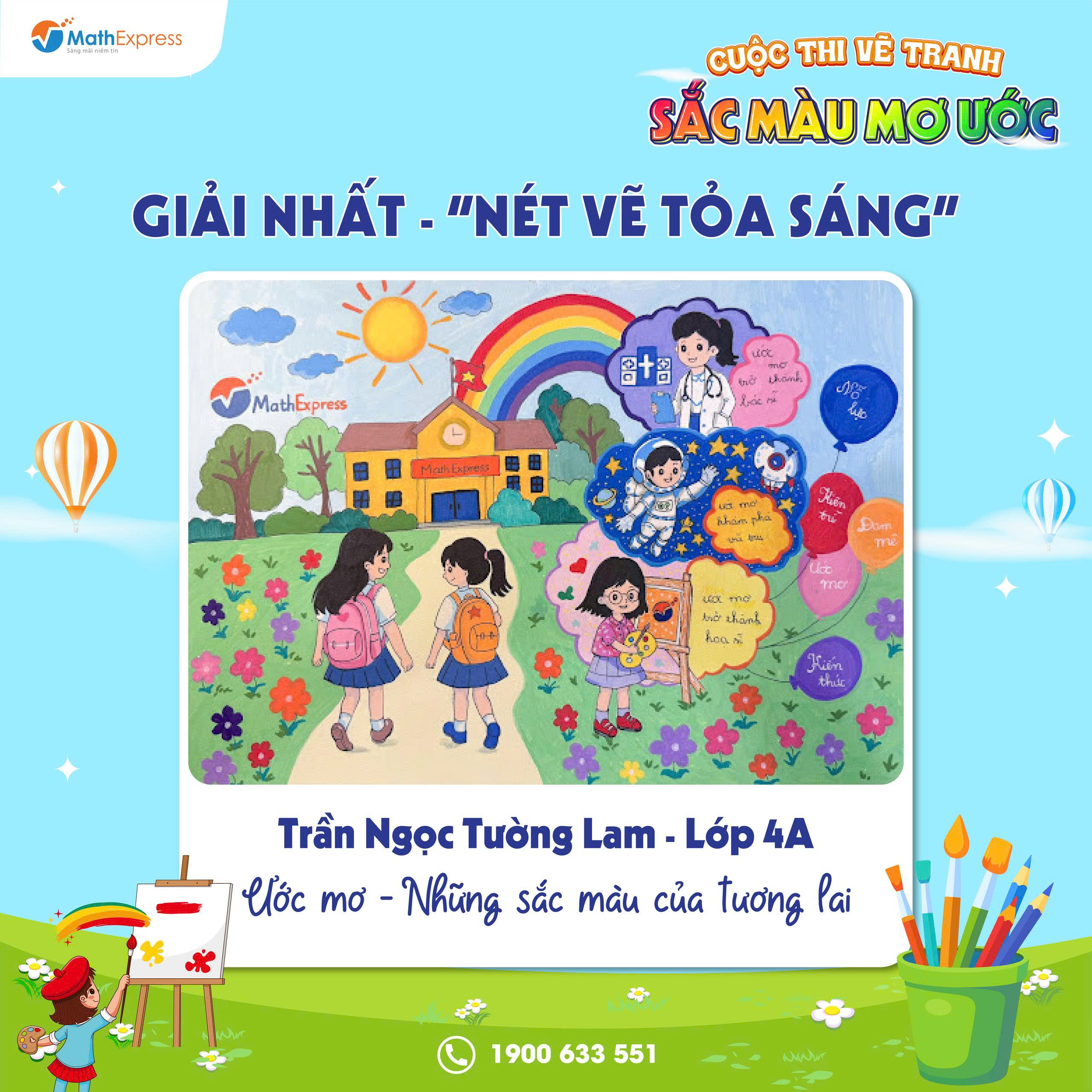Giải Nhất - “Nét vẽ tỏa sáng”
