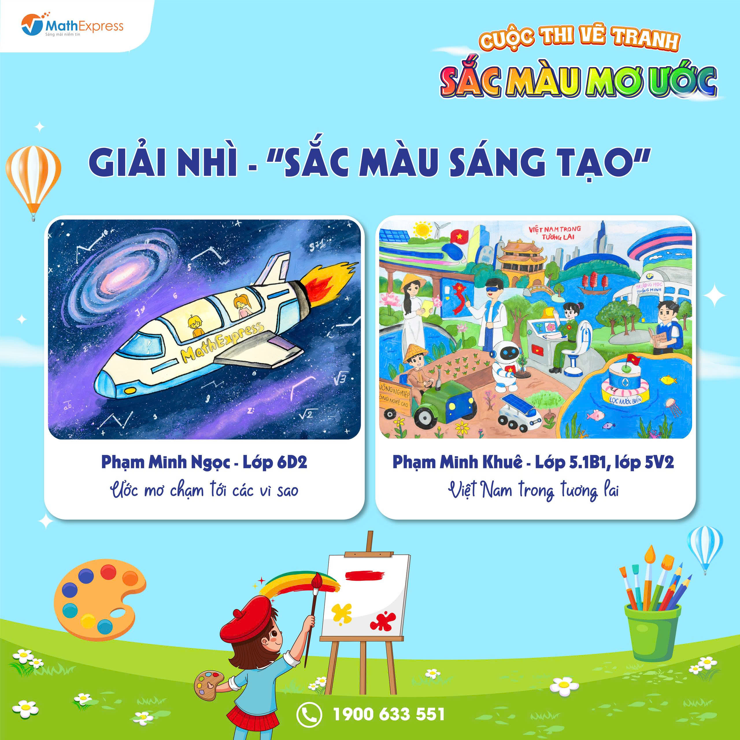 Giải Nhì - “Sắc màu sáng tạo”